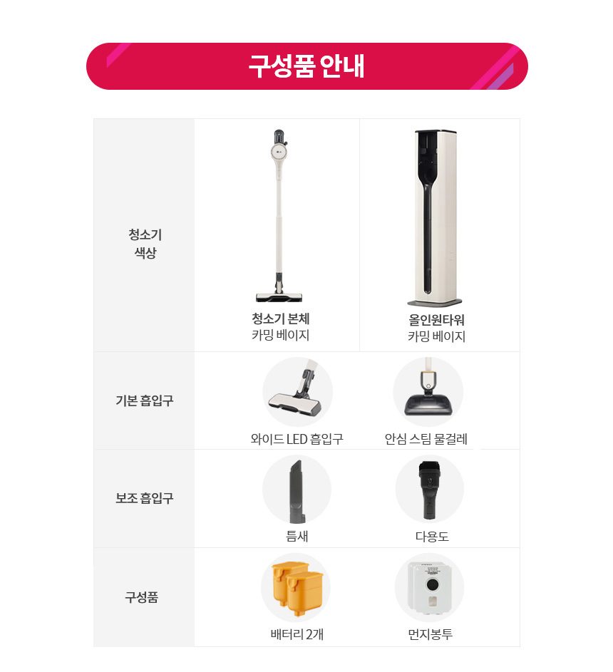LG 코드제로 A9S 오브제컬렉션 무선청소기 AU9882WD 안심스팀 물걸레