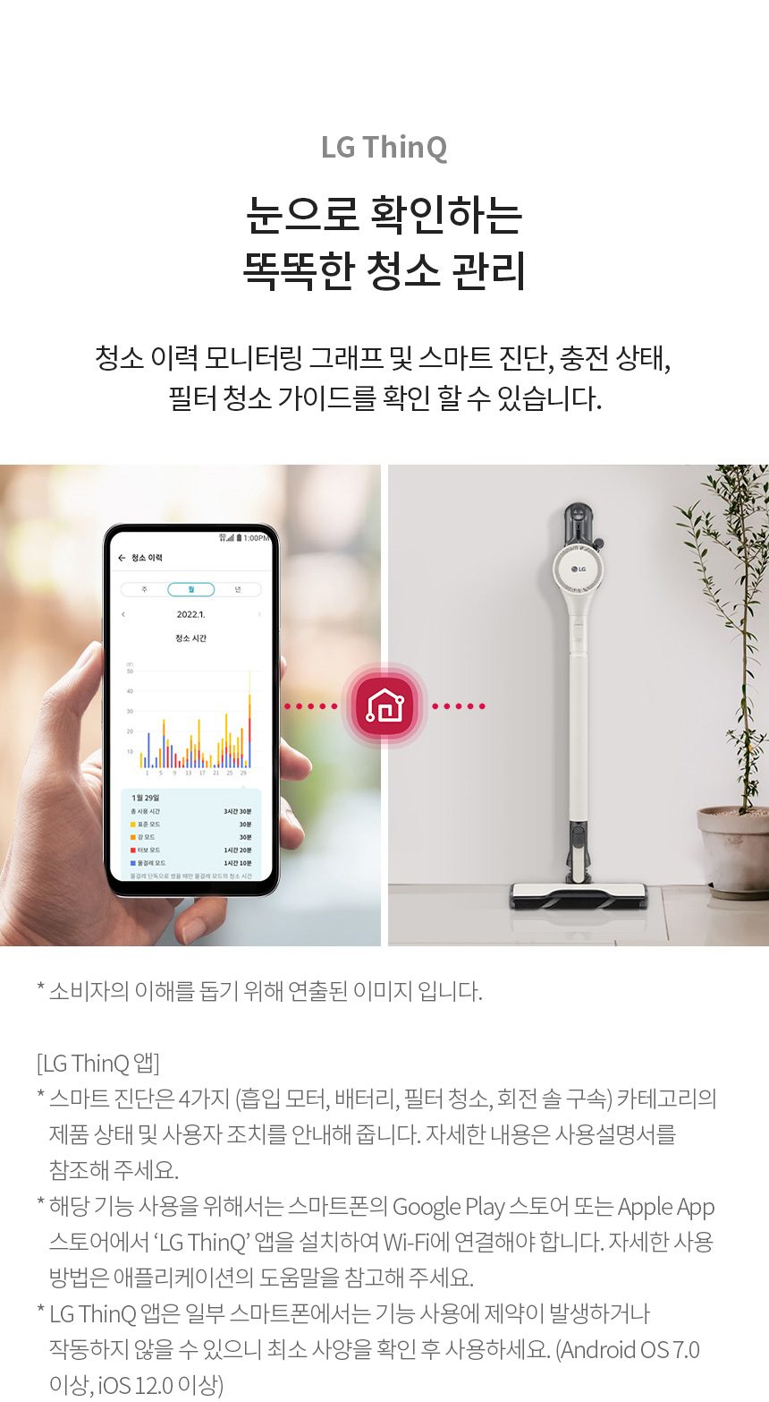 LG 코드제로 A9S 오브제컬렉션 무선청소기 AU9882WD 안심스팀 물걸레