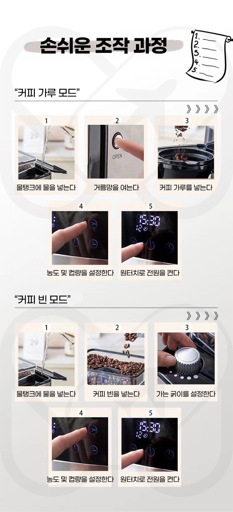 AMBIANO 전자동 커피메이커 (해외구매)