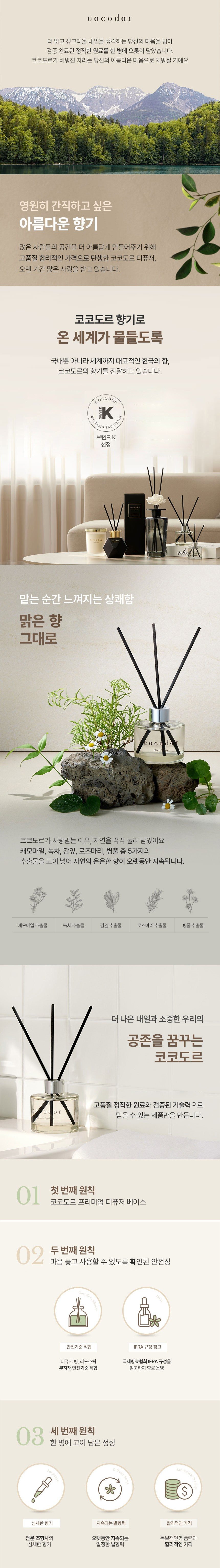 코코도르 라인프렌즈 페이스 디퓨저 50ml 2세트