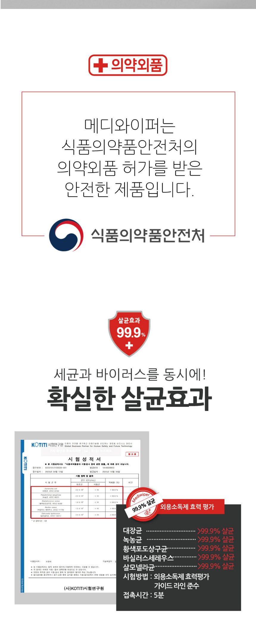메디 무알콜 (손)소독티슈 24팩(1박스/80매/1팩) 살균