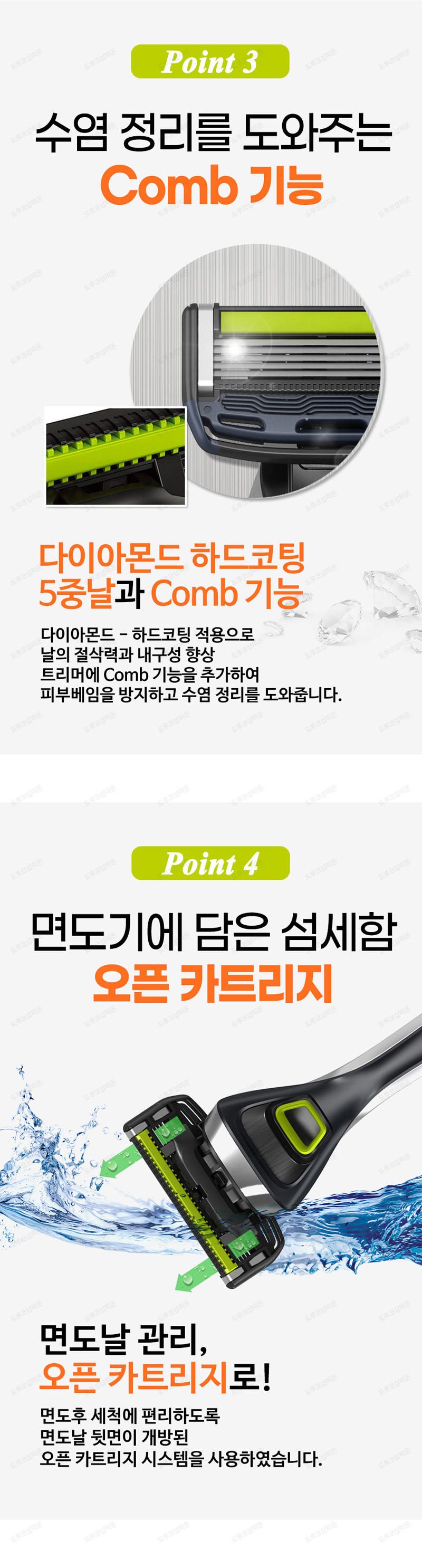 [15% 즉시할인] 도루코 페이스5 면도풀세트2호 (면도기+날 총11입+쉐이빙폼)/호환가능/5중날